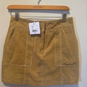 NWT ALX suede skirt